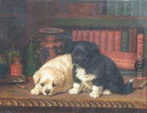 The Best Of Friends Oil Painting - Horatio Henry Couldery