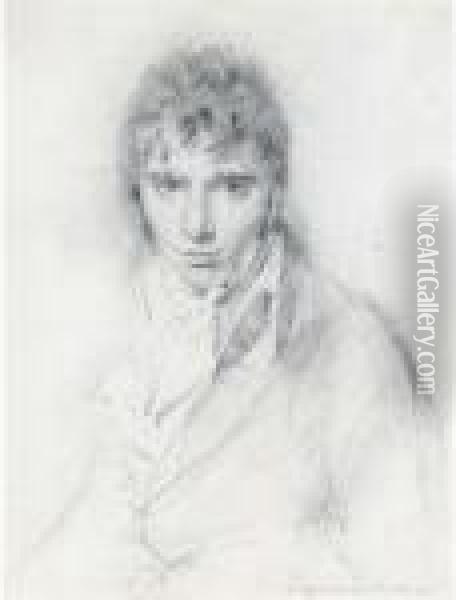 Portrait Of Richard Westall Oil Painting - Sir Thomas Lawrence