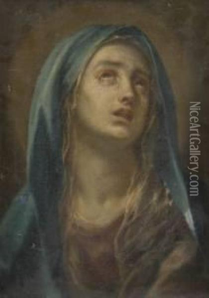 (canale Di Serino 1657 - Barra 3 Aprile 1747)
 Madonna Orante Oil Painting - Francesco Solimena