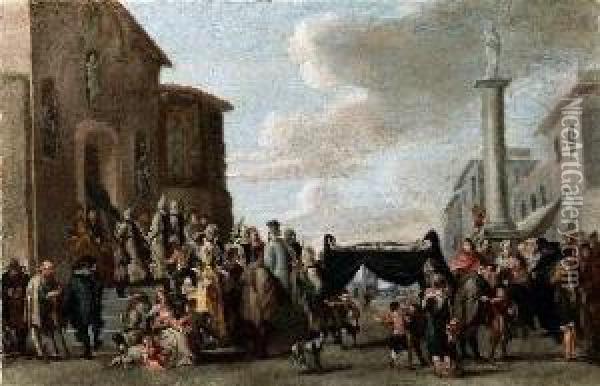 Opere Di Misericordia Oil Painting - Cornelis de Wael