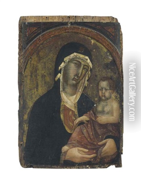 The Madonna And Child Oil Painting - Niccolo Segna di Buonaventura