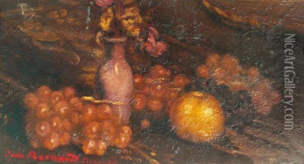 Nature Morte Aux Fruits Oil Painting - Emile Bernard