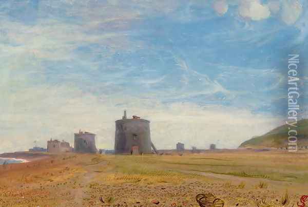 Martello Towers Oil Painting - James Sant