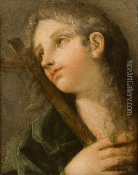 Maddalena Oil Painting - Paolo di Matteis