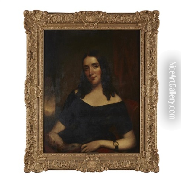 Portrait Of A Lady Oil Painting - John Neagle