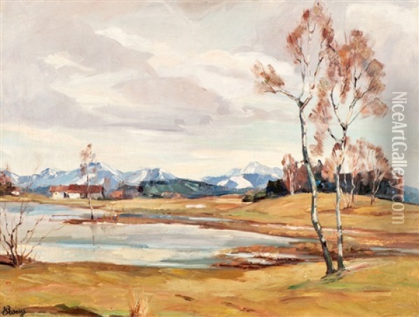 Landschaft Im Hochschwarzwald Oil Painting - Emil Rudolf Weiss
