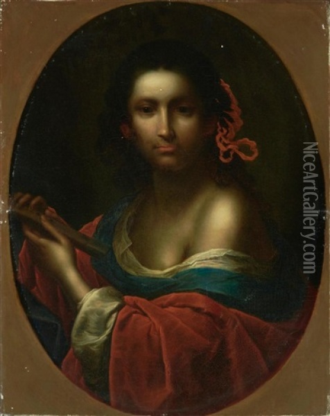 Allegory Of Music Oil Painting - Giovanni Martinelli