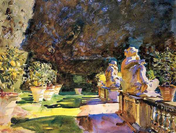 Villa di Marlia, Lucca Oil Painting - John Singer Sargent