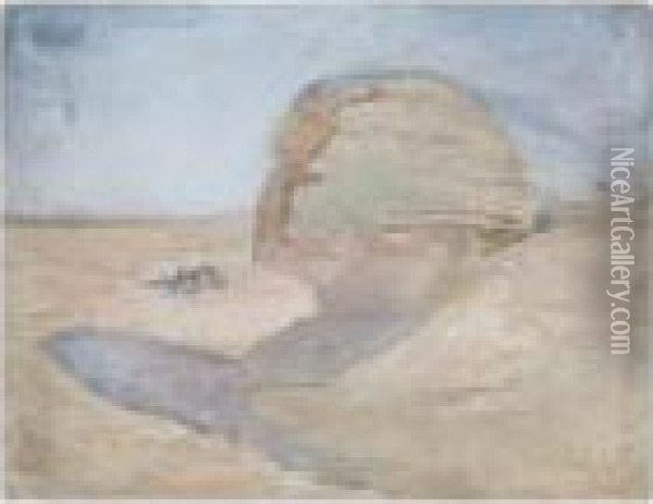 Sphinx Oil Painting - Hercules Brabazon Brabazon