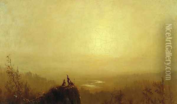 View of Rappahannock Valley Oil Painting - John Williamson