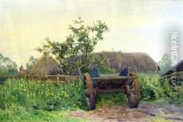 Farmyard Scene Oil Painting - Charles Greville Morris