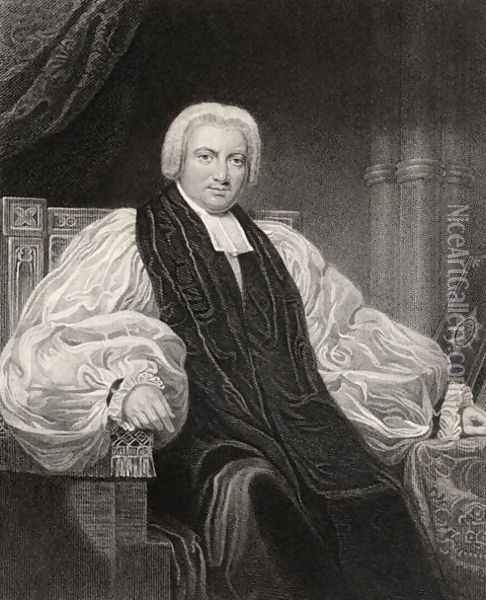 Bishop Henry Ryder, engraved by T. Woolnoth, from The National Portrait Gallery, volume I, published c.1820 Oil Painting - Henry William Pickersgill