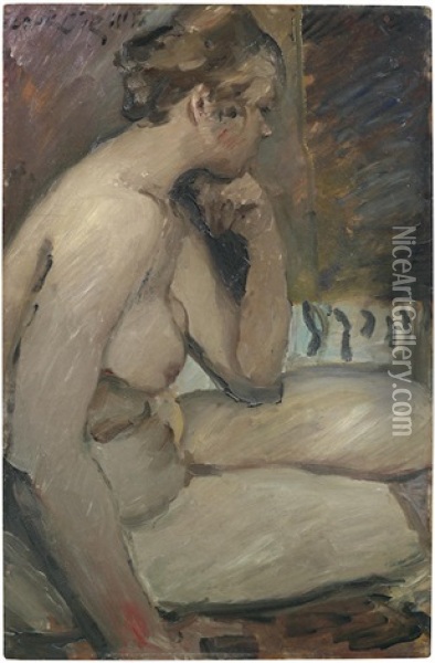 Weiblicher Akt Oil Painting - Lovis Corinth