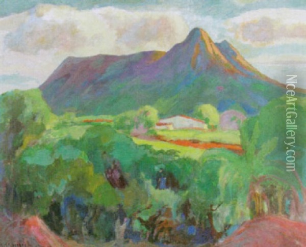 Landscape Oil Painting - Alfred Hermann Helberger