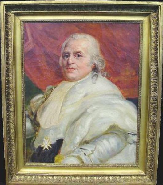Portrait Sketch Of Louis Xviii Oil Painting - Baron Francois Gerard