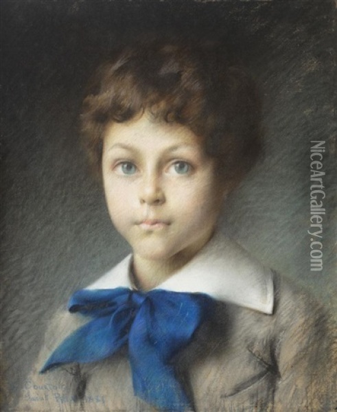 Funda Albastra Oil Painting - Gustave Claude Etienne Courtois