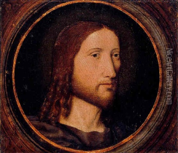 Portrait Of Francois L As Christ Oil Painting - Jean (Jehannet) Clouet