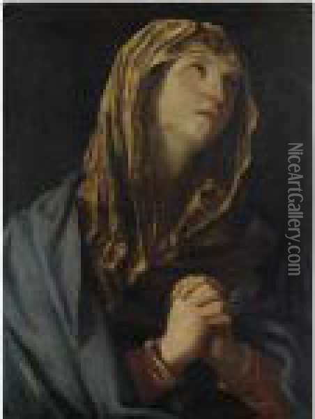 Madonna In Preghiera Oil Painting - Guido Reni