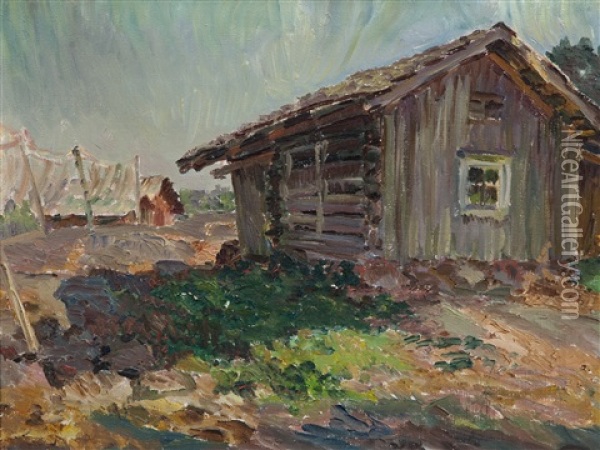 A View Of The Countryside Oil Painting - Santeri Salokivi