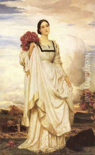 The Countess Brownlow Oil Painting - Lord Frederick Leighton