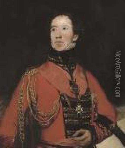 Portrait Of General The Hon. Sir William Lumley Oil Painting - Sir Thomas Lawrence