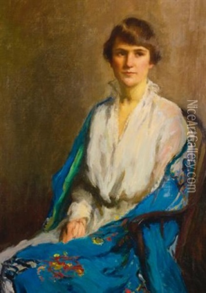 Josephine Titcomb Bailey, The Artist's Niece Oil Painting - Mary Bradish Titcomb