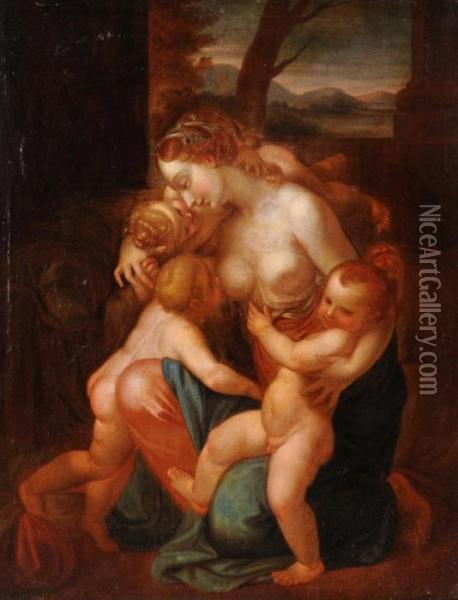 La Carita Oil Painting - Pietro Liberi