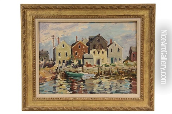 Charles River Scene Oil Painting - Charles Curtis Allen