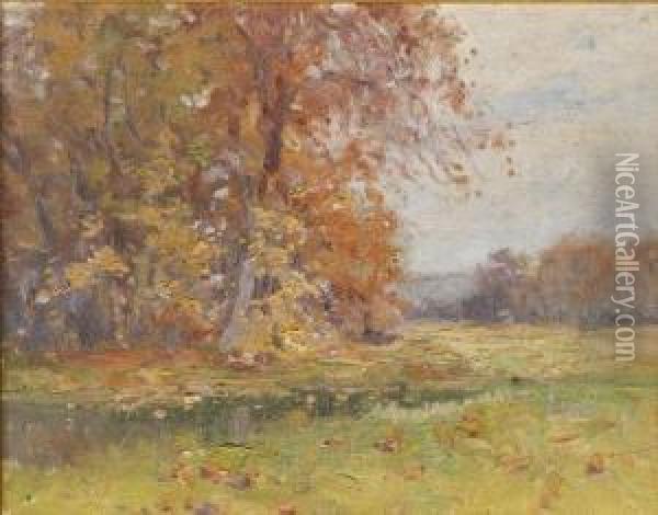 Paysage D'automne Oil Painting - Maurice Moisset