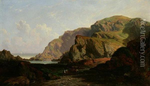 Glenabby, North Wales Oil Painting - John F Tennant