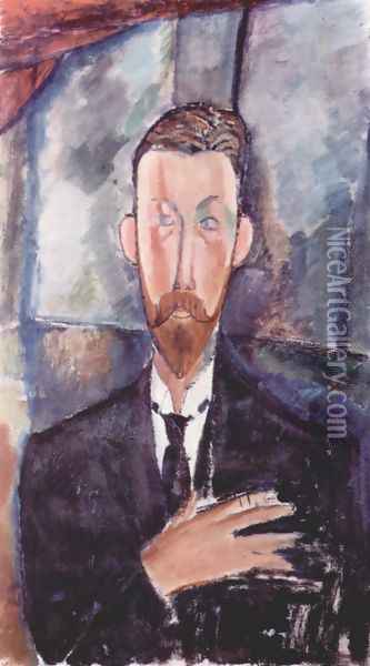 Portrait of Paul Alexanders Oil Painting - Amedeo Modigliani