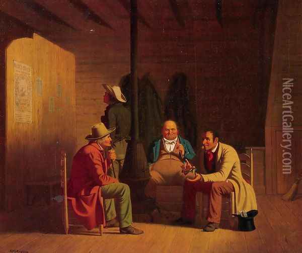 Country Politician Oil Painting - George Caleb Bingham
