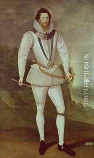 Robert Devereux Oil Painting - Marcus The Younger Gheeraerts