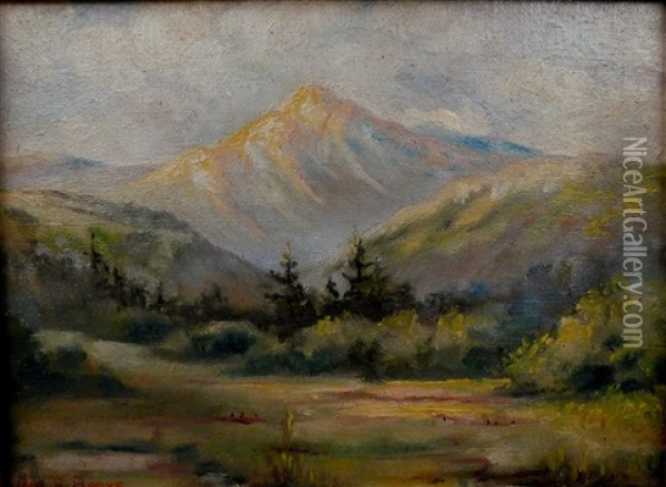 Mountain Landscape Oil Painting - Julie Hart Beers