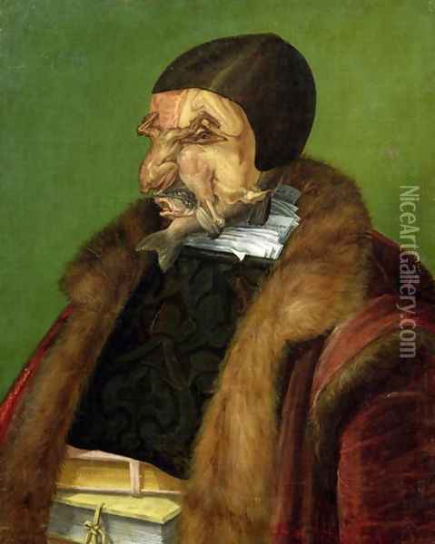 The Jurist 1566 Oil Painting - Giuseppe Arcimboldo