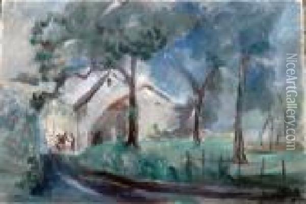Chemin De Campagne Oil Painting - Joseph Mittey