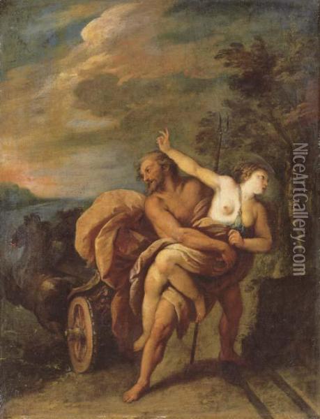 The Rape Of Proserpine Oil Painting - Carlo Francesco Nuvolone