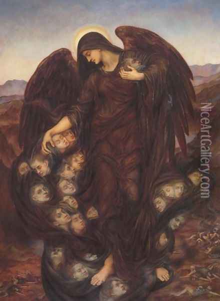 The Field of the Slain Oil Painting - Evelyn Pickering De Morgan