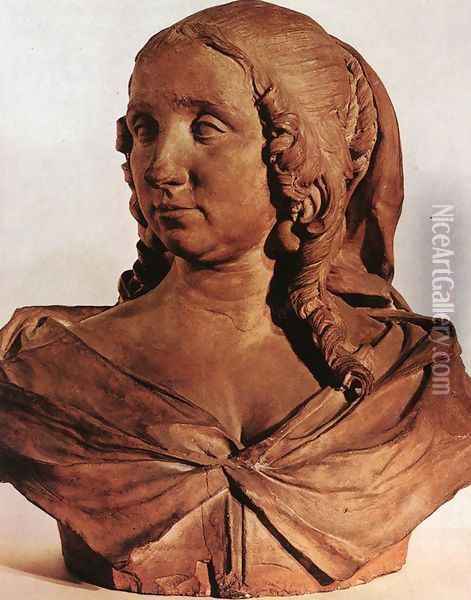 Bust of Marie von Reygersberg Oil Painting - Rombout Verhulst