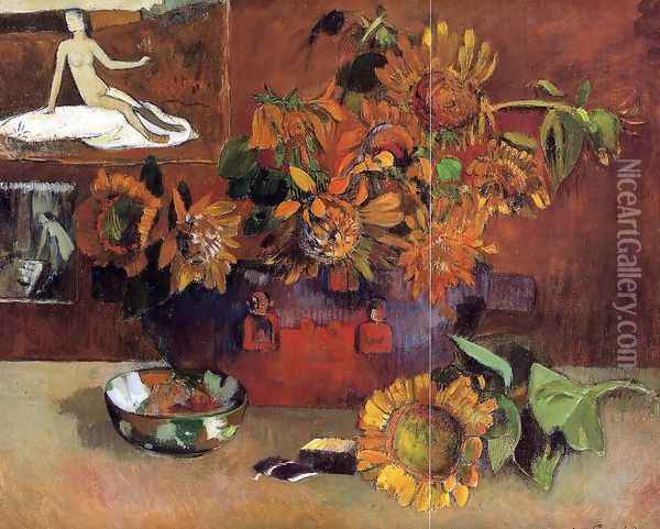 Still Life With L Esperance Oil Painting - Paul Gauguin