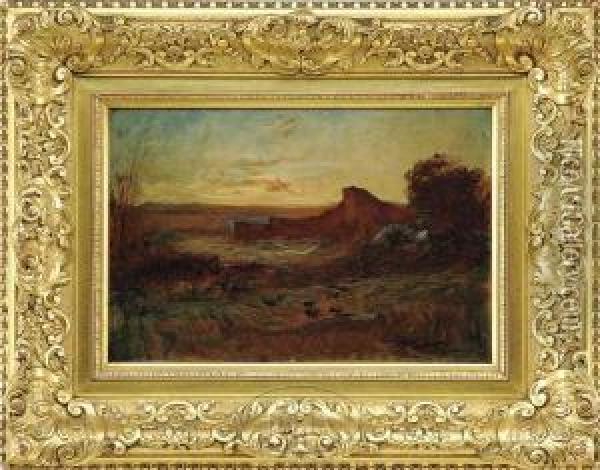 French Landscape Oil Painting - Francois Auguste Ravier