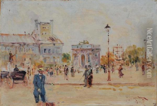 Paris Oil Painting - Pietro Scoppetta