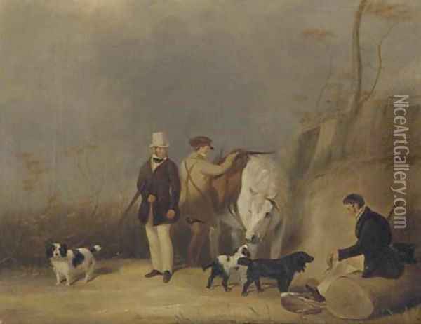 A good day's bag Oil Painting - Abraham and Webster, Thomas Cooper