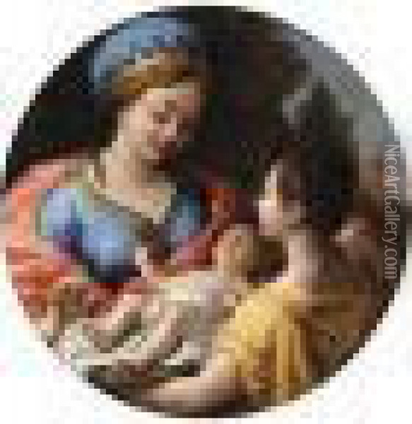 The Madonna And Child Oil Painting - Paolo di Matteis