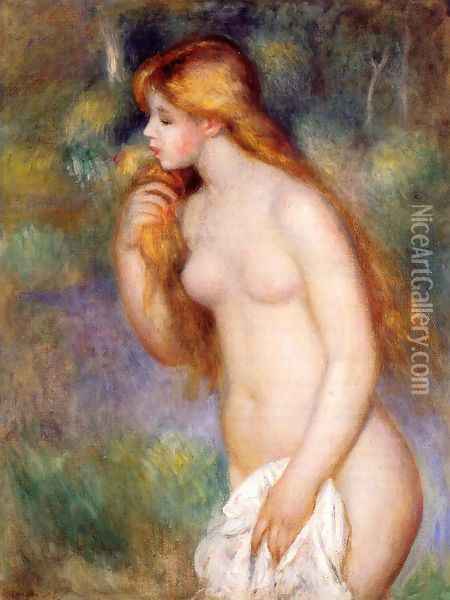 Standing Bather2 Oil Painting - Pierre Auguste Renoir