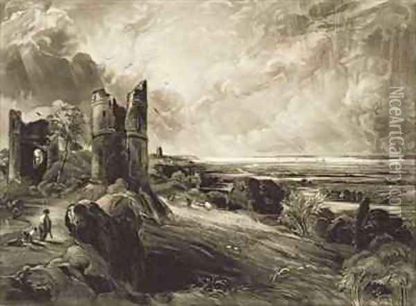 Hadleigh Castle Oil Painting - John Constable