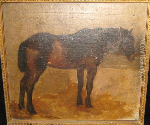 Paard Oil Painting - Georges, Geo Bernier