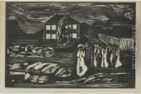 Sturmnacht Oil Painting - Edvard Munch