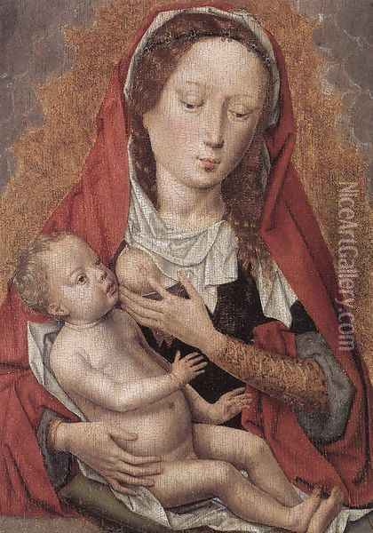 Virgin and Child c. 1478 Oil Painting - Hans Memling
