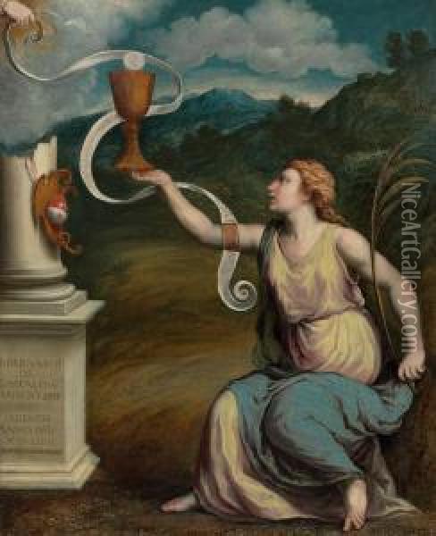 An Allegory Of Faith Oil Painting - Paris Bordone